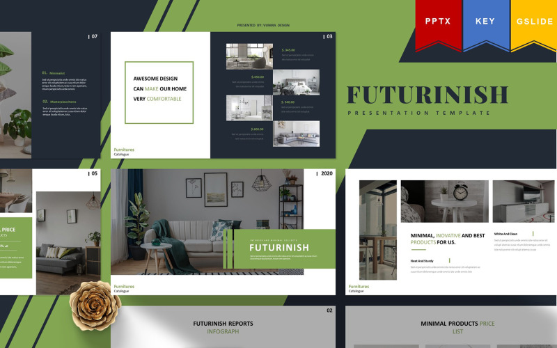 futurista | Keynote, modello PowerPoint di Google Slide