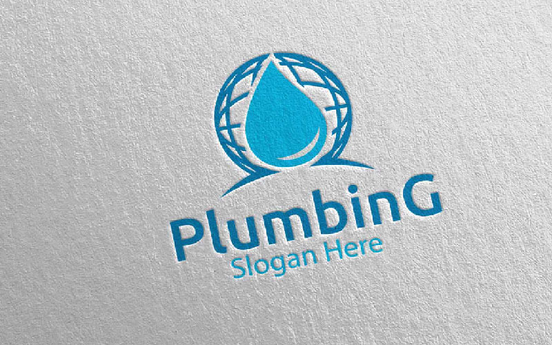 Download Шаблон логотипа "Global Plumbing with Water and Fix Home Concept 31 Logo Template" / Global Plumbing with Water and Fix Home Concept 31 Logo Template - Шаблон логотипа на тему графика plumb,plumbing,plumber,drop,fix,handyman,home,house,repair,sanitary,toilet,water,logo,tools,cleaning,pipe,repairman,solution,tool,gas