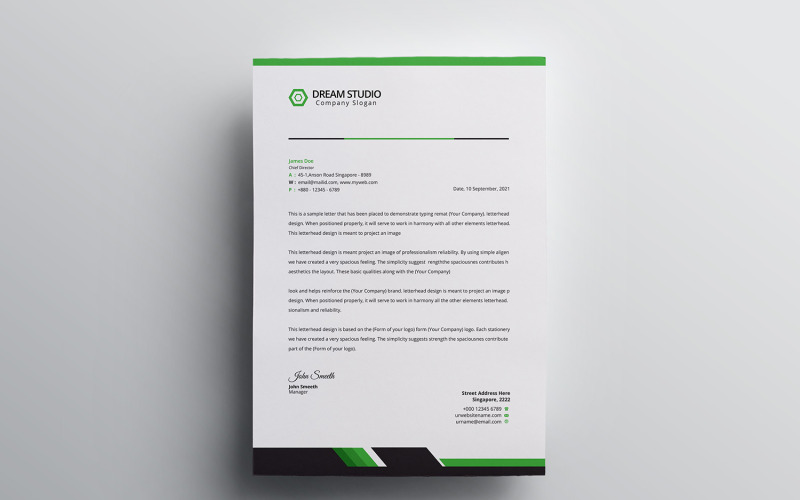 Download Фирменный стиль "Letterhead - Corporate Identity Template" / Letterhead - Corporate Identity Template - Фирменный стиль на тему графика letter,corporate,letterhead,vector,company,design,identity,paper,document,leaflet,a4,print,abstract,contract,modern,presentation,official,business,page,headline