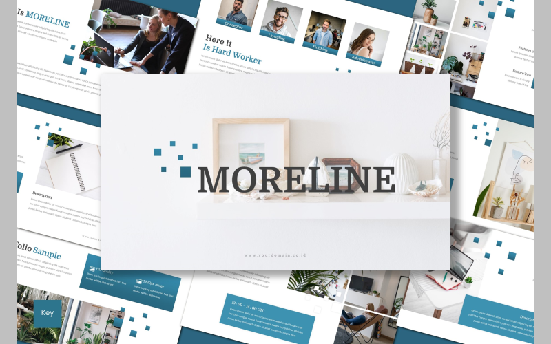 Moreline - szablon Keynote