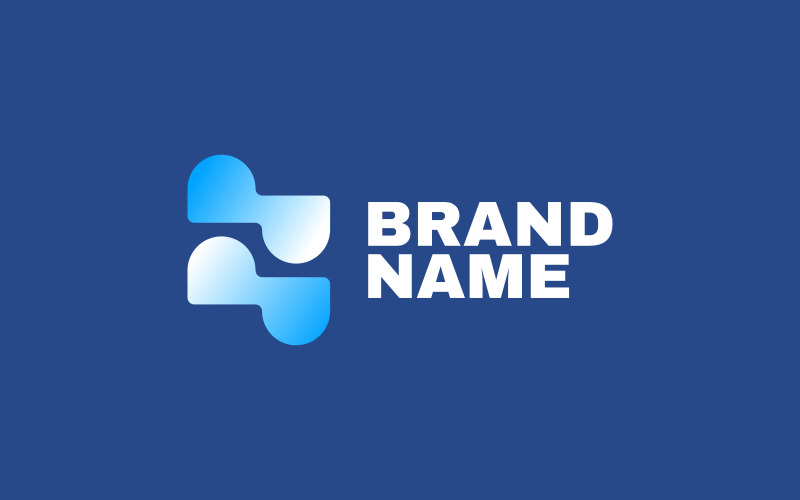 Download Шаблон логотипа "Abstract Blue Gradient Logo Template" / Abstract Blue Gradient Logo Template - Шаблон логотипа на тему графика element,business,design,logo,symbol,modern,vector,sign,abstract,shape,icon,company,corporate,idea,identity,brand,concept,branding,creative,trendy