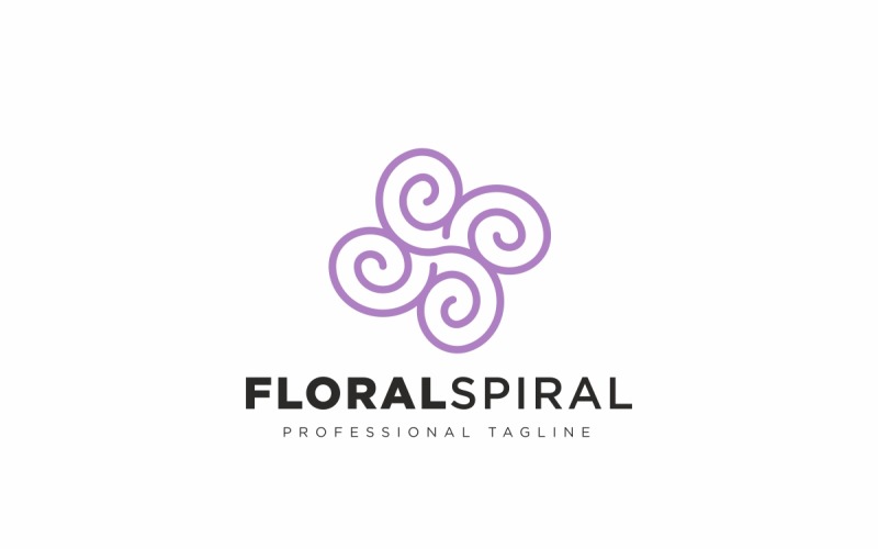 Download Шаблон логотипа "Floral Spiral Logo Template" / Floral Spiral Logo Template - Шаблон логотипа на тему графика app,astrology,beauty salon logo,beauty spa logo,cluster,connected,creative,curve,curves,delicate,elegant,floral spiral,florist logo,flower group,flowers,hypnosis,hypnotic symbol,petal,petals,