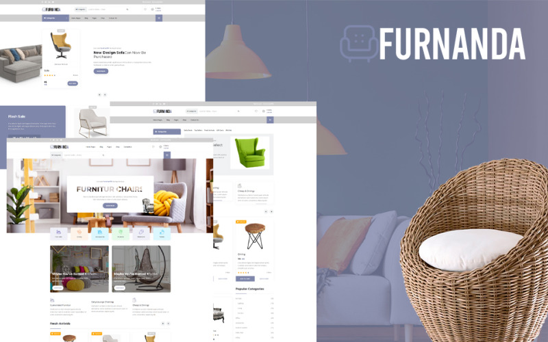 Furnanda - WordPress motiv Obchod s nábytkem