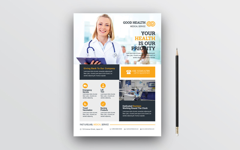 Medical Flyer 01 - Corporate Identity Template