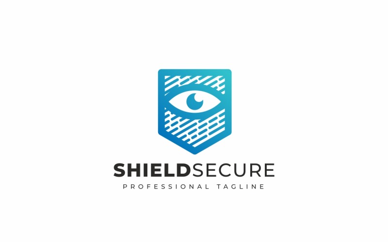 Modèle de logo sécurisé Shield