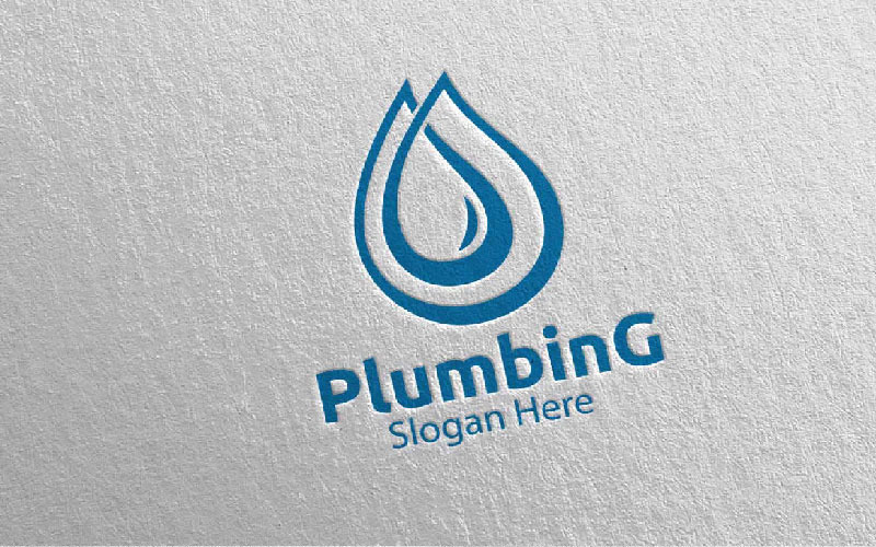 Download Шаблон логотипа "Plumbing with Water and Fix Home Concept 56 Logo Template" / Plumbing with Water and Fix Home Concept 56 Logo Template - Шаблон логотипа на тему графика plumb,plumbing,plumber,drop,fix,handyman,home,house,repair,sanitary,toilet,water,logo,tools,cleaning,pipe,repairman,solution,tool,gas