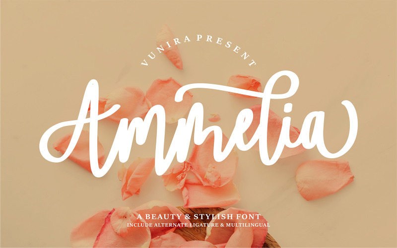 Ammelia | Uma fonte bonita e elegante