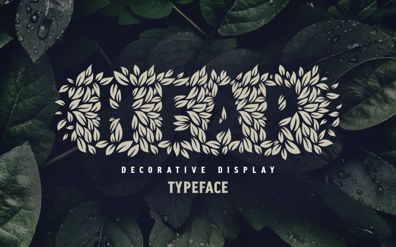 Download Шрифт "Heap Font" / Heap Font - Шрифт на тему графика leaf,plant,foliage,green,nature,tree,natural,floral,background,illustration,set,flora,decorative,spring,element,garden,forest,botanic,organic,label