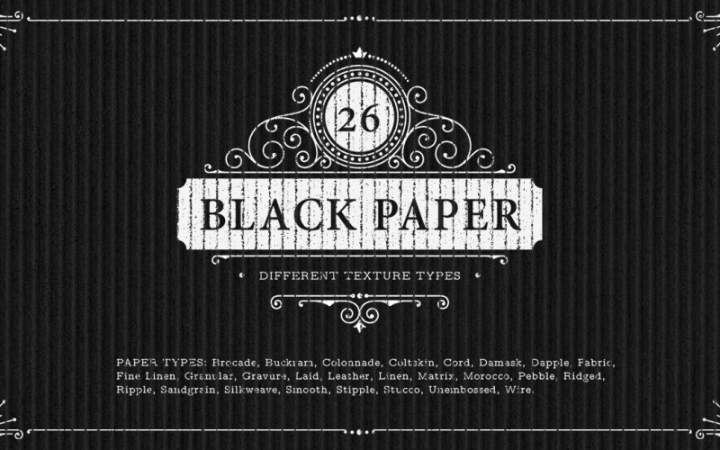 26 Fundo de texturas de papel preto