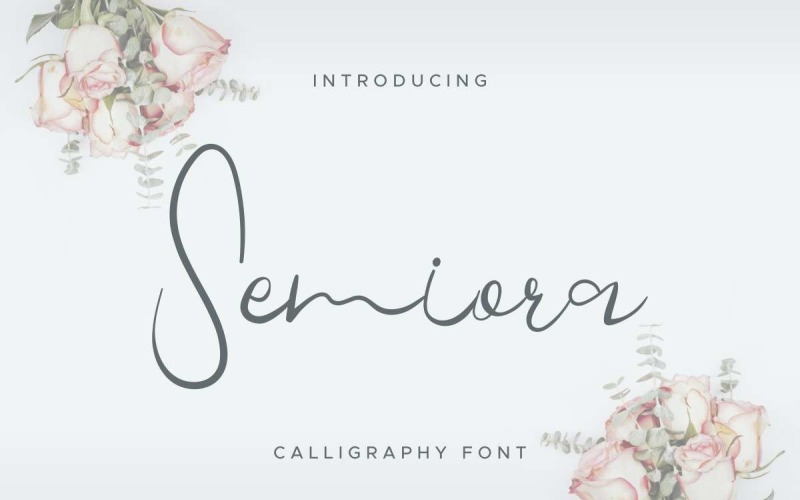 Download Шрифт "Semiora Font" / Semiora Font - Шрифт на тему графика beautiful,bold,brochure,brush,calligraphy,card,classic,clean,elegant,fashion,flyer,font,handwriting,invitation,lettering,light,logo,modern,natural,photography