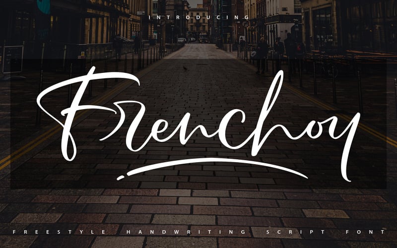 Frenchoy | Carattere corsivo di scrittura a mano