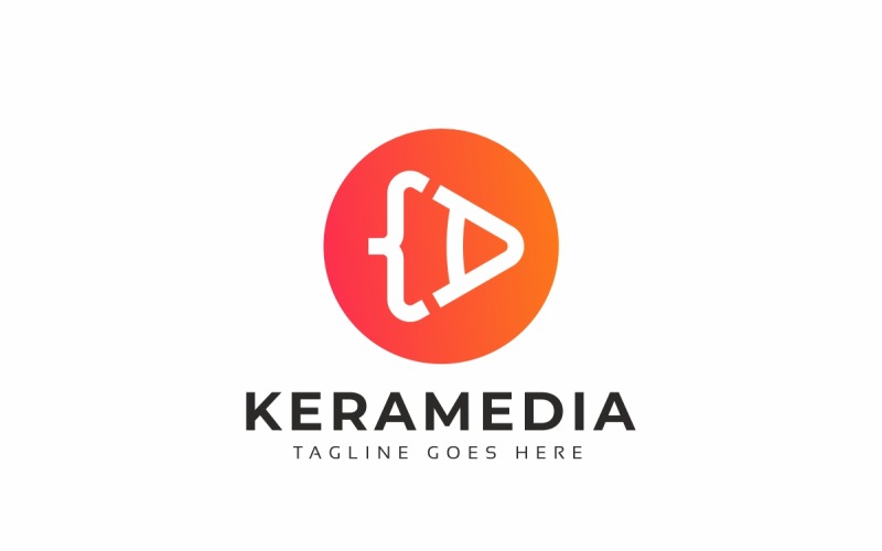 Download Шаблон логотипа "K Letter Play Logo Template" / K Letter Play Logo Template - Шаблон логотипа на тему графика arrow,azimuth,bearing,business,circle,company,compass,corporate,deliver,direct,direction,fast,forward,letter,logistic,media,navigate,play,point,route