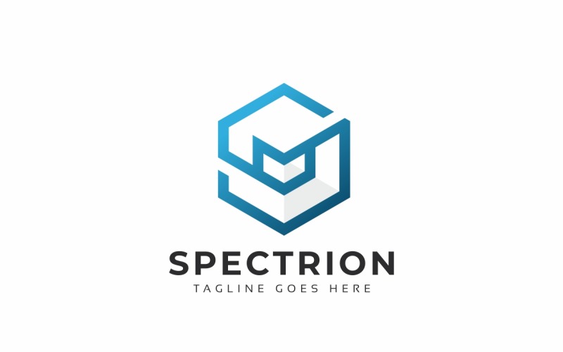 Download Шаблон логотипа "S Letter Hexagon Logo Template" / S Letter Hexagon Logo Template - Шаблон логотипа на тему графика box,brand,branding,colorful,cube,cubical,digital,hexagon,hexagonal,identity,letter,media,s letter,s logo,safe,safety,sagittarius,sale,sniper,social media