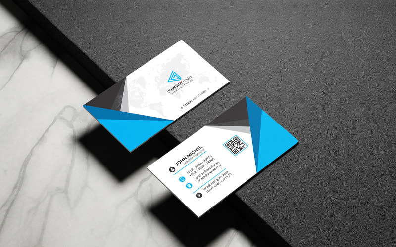 Visitenkarte - Corporate Identity Vorlage