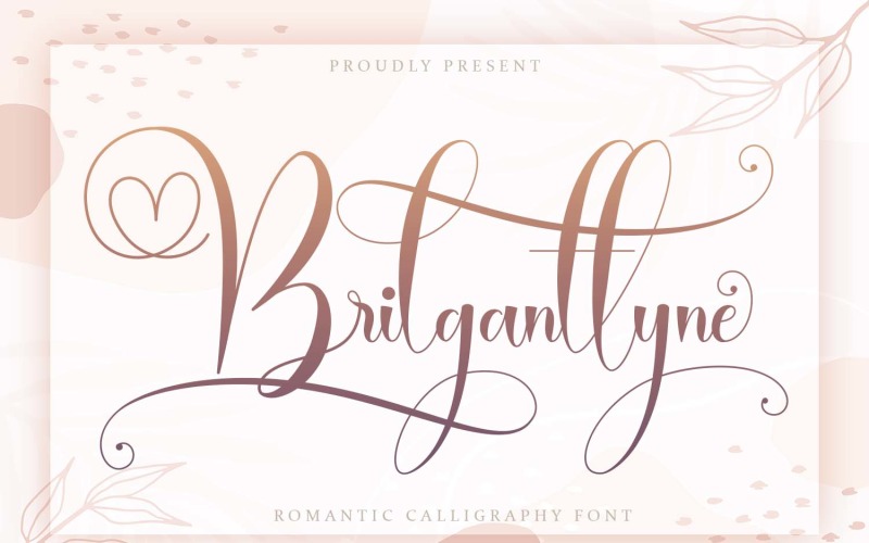 Brilganttyne - Fonte de caligrafia moderna