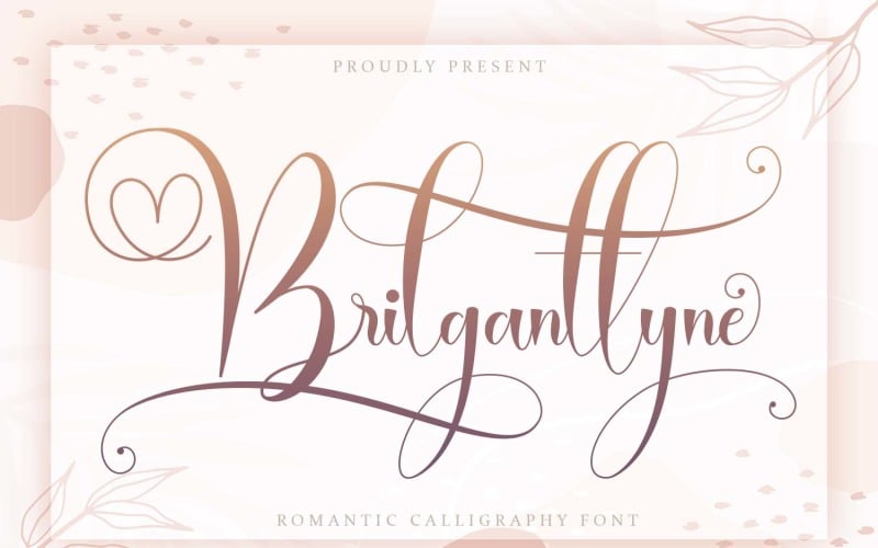 Brilganttyne - Modern Calligraphy Font