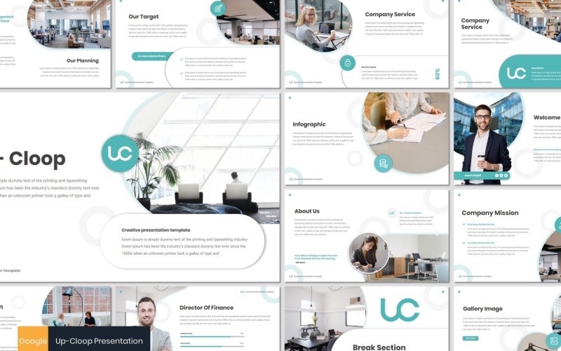 Diapositivas de Google Up-Cloop