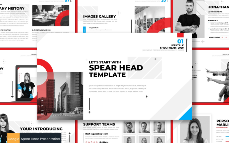 Google Slides Space Head