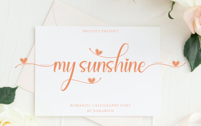 My Sunshine - Carattere corsivo moderno