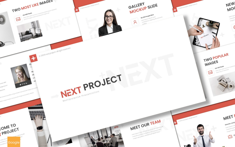 Projet suivant Google Slides