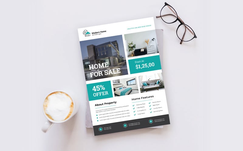 Real Estate Flyer - Corporate Identity Template