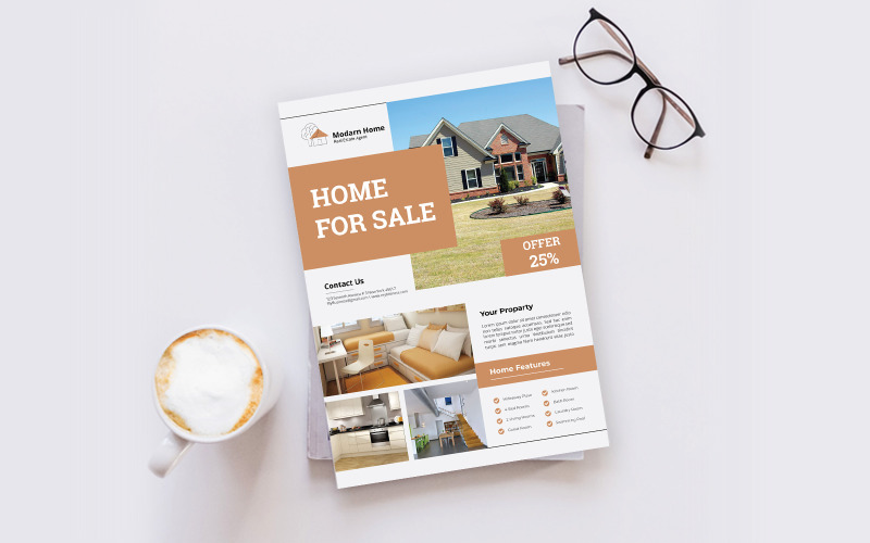 Download Фирменный стиль "Real Estate Flyer - Corporate Identity Template" / Real Estate Flyer - Corporate Identity Template - Фирменный стиль на тему графика flyer,template,design,business,poster,corporate,estate,real,concept,print,company,architecture,modern,construction,creative,home,sale,style,industry,building