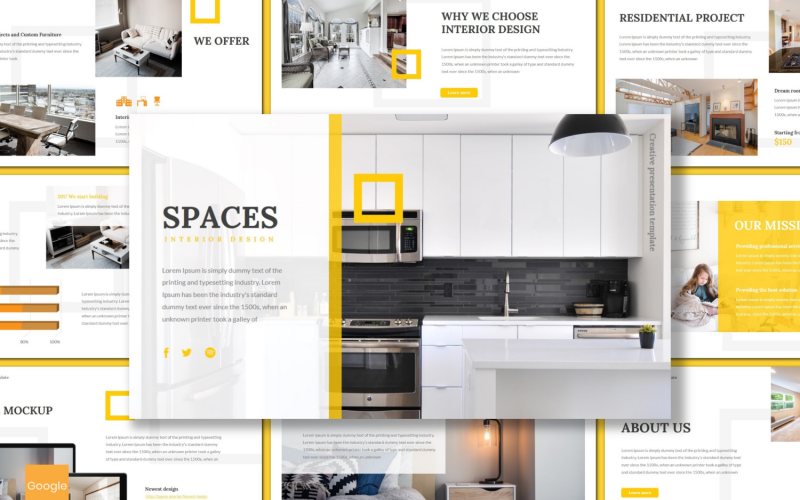 Spaces Google Slides