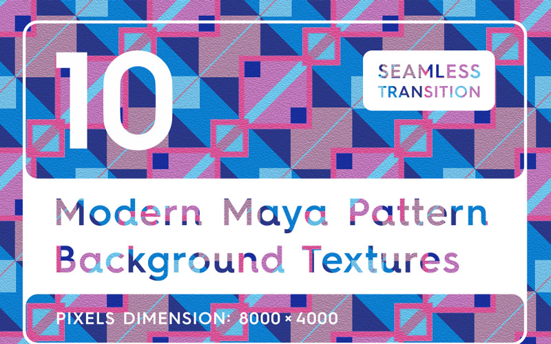 10 Modern Maya Patterns Textures Background