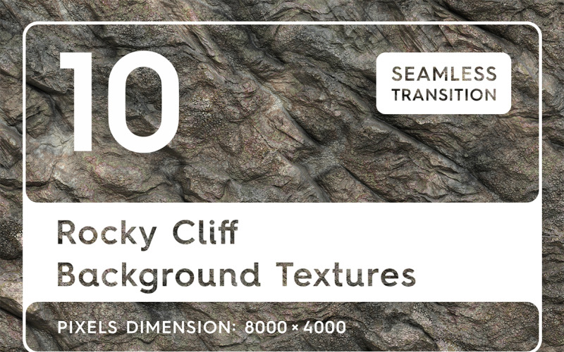 10 Rocky Cliff Textures Hintergrund