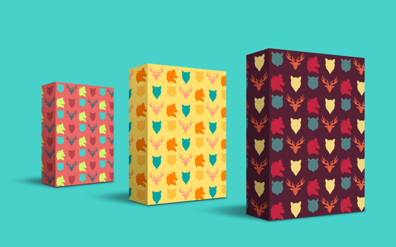 Download Pattern "Wildlife Animals Seamless Pattern" / Wildlife Animals Seamless Pattern - Pattern на тему графика vintage,hipster,design,retro,nature,vector,texture,fabric,art,color,ornament,western,child,decoration,forest,background,graphic,cloth,print,icon,silhouette,character,element,draw,kid,animal,m