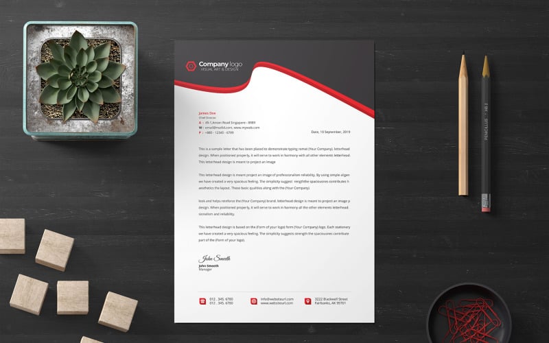 Download Фирменный стиль "Letterhead - Corporate Identity Template" / Letterhead - Corporate Identity Template - Фирменный стиль на тему графика letter,corporate,letterhead,vector,company,design,identity,paper,document,leaflet,a4,print,abstract,contract,modern,presentation,official,business,page,headline