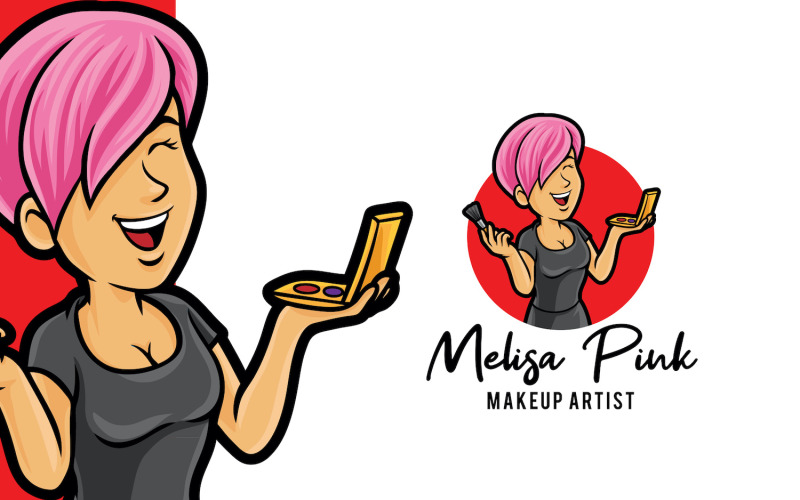 Makeupartist logotyp mall