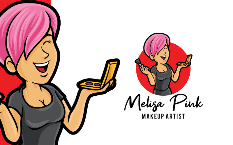 Makeup Artist Logo Template