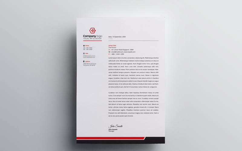 Download Фирменный стиль "Letterhead - Corporate Identity Template" / Letterhead - Corporate Identity Template - Фирменный стиль на тему графика letter,corporate,letterhead,vector,company,design,identity,paper,document,leaflet,a4,print,abstract,contract,modern,presentation,official,business,page,headline