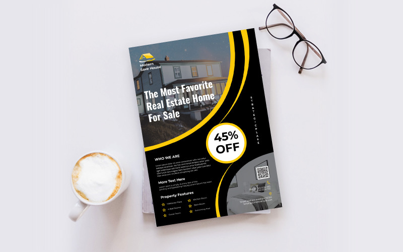 Download Фирменный стиль "Real Estate Flyer - Corporate Identity Template" / Real Estate Flyer - Corporate Identity Template - Фирменный стиль на тему графика flyer,template,design,business,poster,corporate,estate,real,concept,print,company,architecture,modern,construction,creative,home,sale,style,industry,building