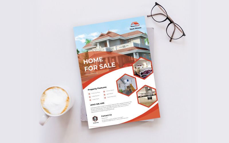 Download Фирменный стиль "Real Estate Flyer - Corporate Identity Template" / Real Estate Flyer - Corporate Identity Template - Фирменный стиль на тему графика flyer,template,design,business,poster,corporate,estate,real,concept,print,company,architecture,modern,construction,creative,home,sale,style,industry,building