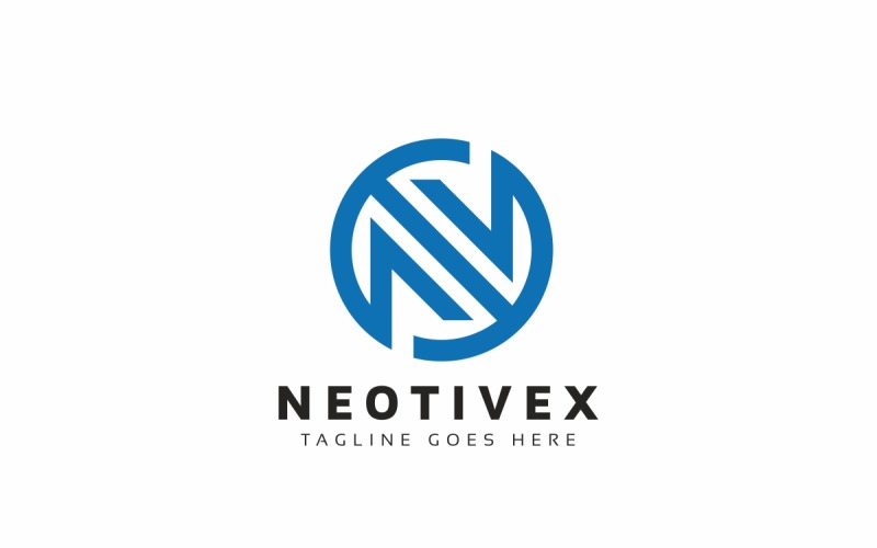 Download Шаблон логотипа "Abstract N Letter Logo Template" / Abstract N Letter Logo Template - Шаблон логотипа на тему графика abstract,bold,business,company,internet,letter,letters,logo,media,modern,net,professional,unique,web