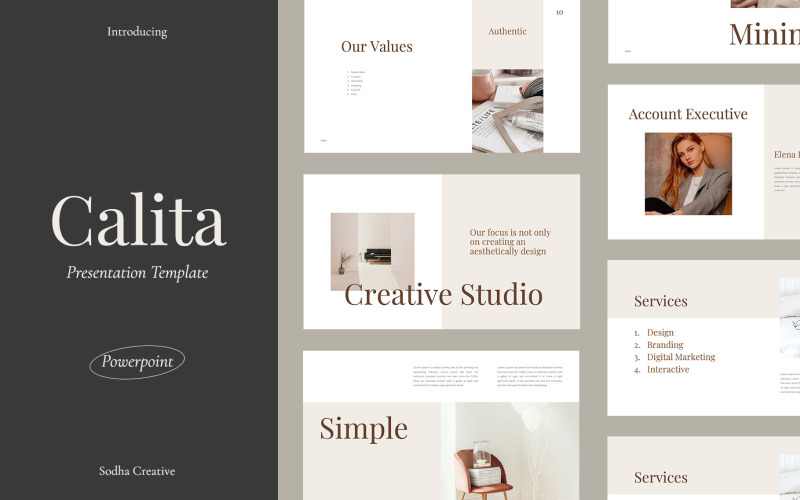 Calita PowerPoint-sjabloon
