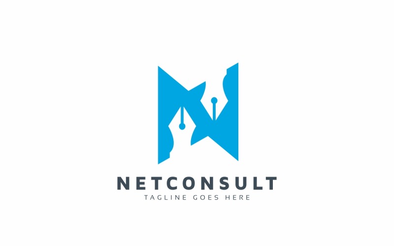 Consulting N Letter Logo Template