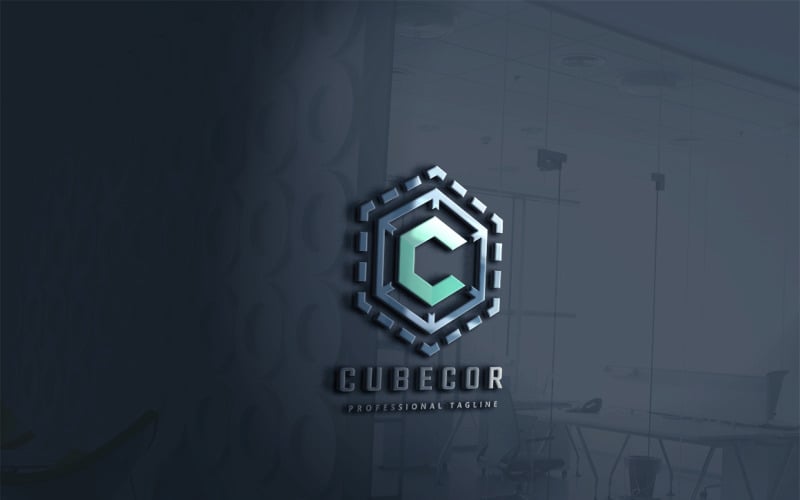 Cubecor Letter C Logo Template