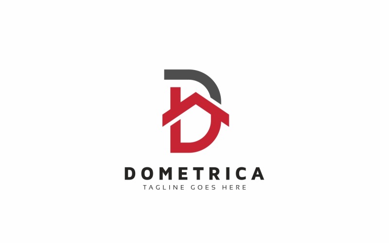 Szablon Logo Dom Litera D.