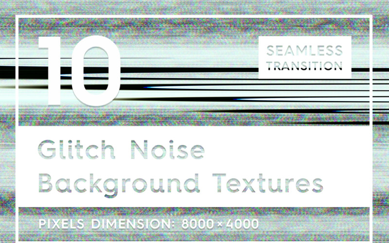 10 Glitch Noise Textures Achtergrond
