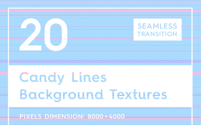 20 Candy Lines Textury pozadí
