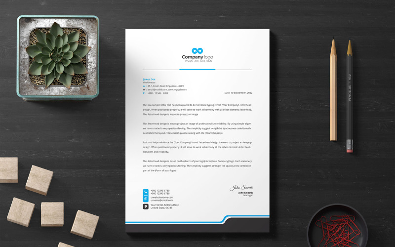 Letterhead - Corporate Identity Template