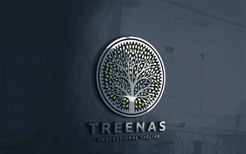 Download Шаблон логотипа "Treenas Logo Template" / Treenas Logo Template - Шаблон логотипа на тему графика abstract,brand,branding,digital,ecologic,ecological,energy,environment,environmental,forest,green,identity,innovative,leaf,leaf logo,leaves,lifestyle,network,organic,pixel