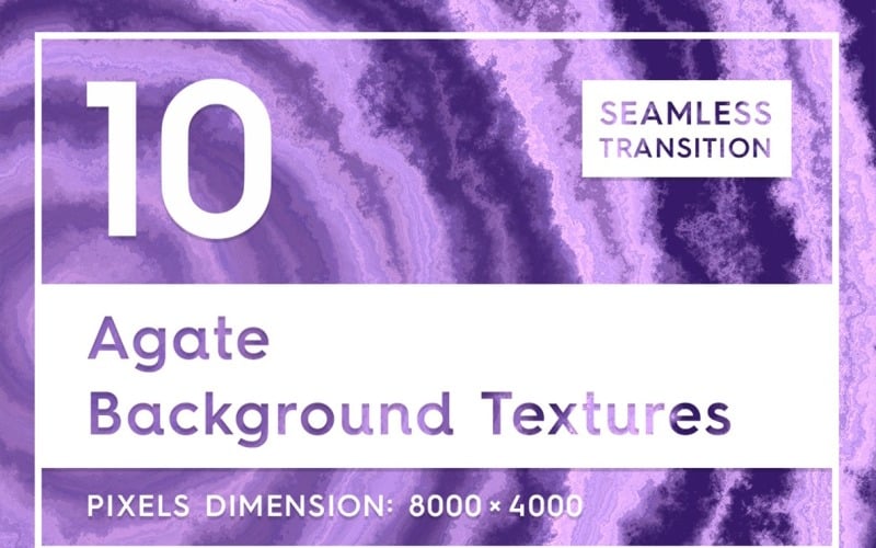 10 Agate Textures Background