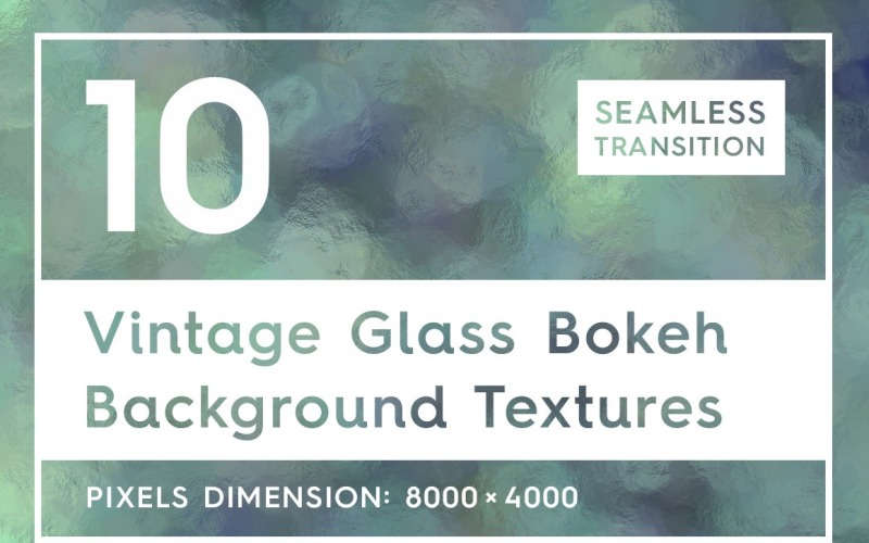 Fundo com 10 texturas de bokeh de vidro vintage