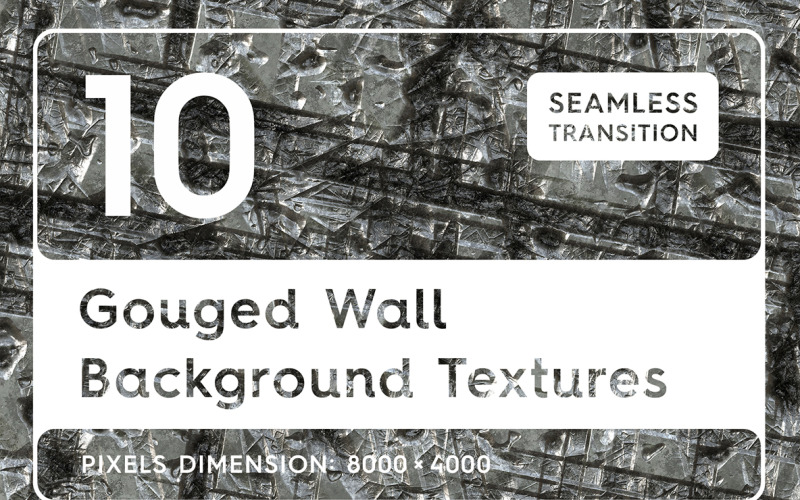 10 бесшовных выдолбленных стен текстуры фона