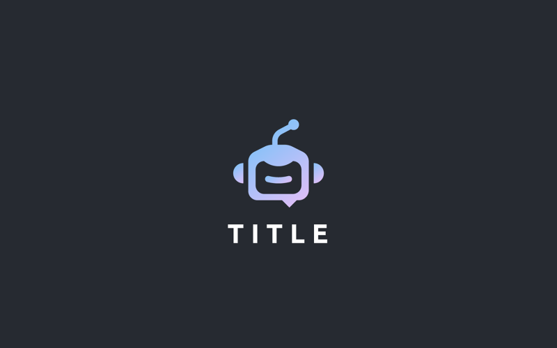 Logotypmall för chatt och meddelanden