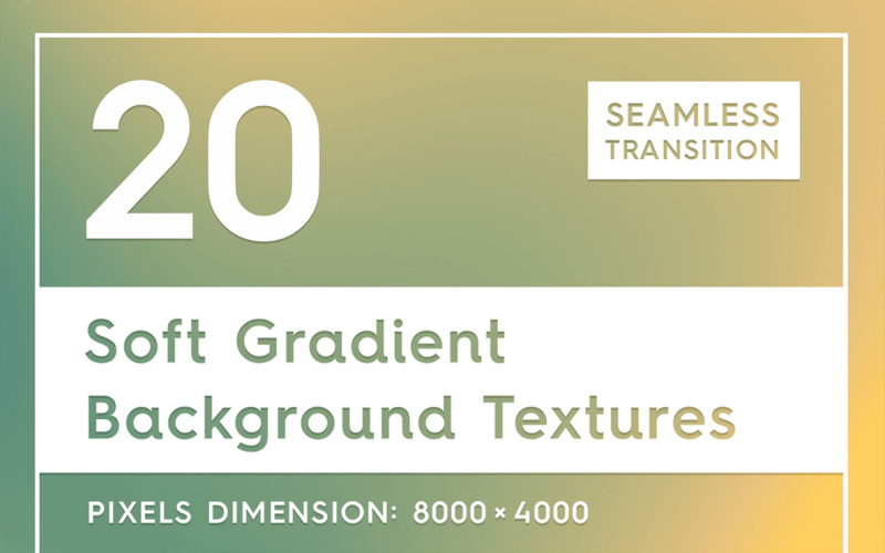 20 miękkich tekstur gradientowych w tle